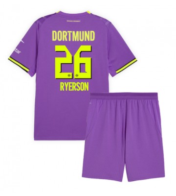 Borussia Dortmund Julian Ryerson #26 Tredjeställ Barn 2026-27 Kortärmad (+ Korta byxor)